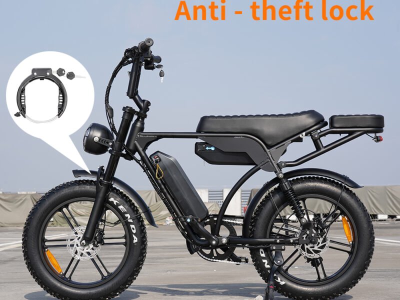 ZYLOYTY V29MAX Fat Tire Electric Bike With Seat, Peak Power Of 750 W Ebike, E Bicycle, 2 Batterys, Pure Electric Mode With A Range Of 80-110KM, Hydraulic Brake, Front And Rear Shock Absorption, For Beaches Travel, Mens Gift For Camping And Hunting
